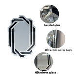 Silver Crystal Wall Mirror | OROA