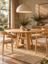 Modern European furniture - Round-to-Oval Dining Table - www.oroa.com