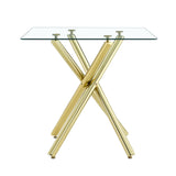 Modern Gold Bar Table | OROA