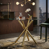 Modern Gold Bar Table | OROA