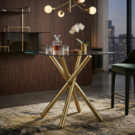 Modern Gold Bar Table | OROA