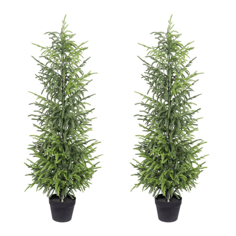 60" Artificial Real Touch Norfolk Pine Trees (2) - OROA - view 1
