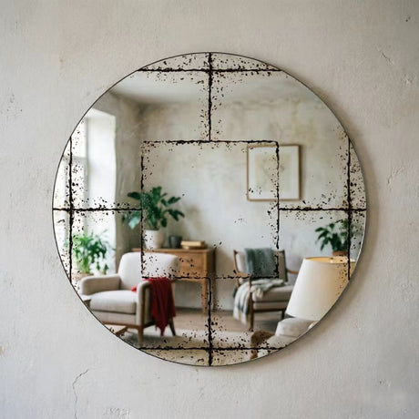 Versatile Round Wall-Mounted Mirror | OROA