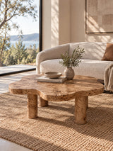 Cloud-Shaped Wood Coffee Table | Maison Naturelle