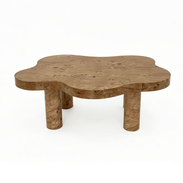 Modern European furniture - Cloud-Shaped Wood Coffee Table - www.oroa.com