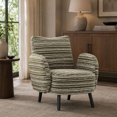 Modern Sanded Fabric Armchair | OROA