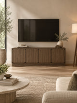 Modern European furniture - Modern Walnut TV Cabinet - www.oroa.com
