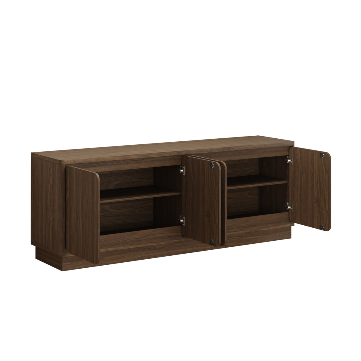 Modern European furniture - Modern Walnut TV Cabinet - www.oroa.com