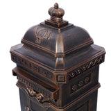 Antique Bronze Freestanding Mailbox | OROA