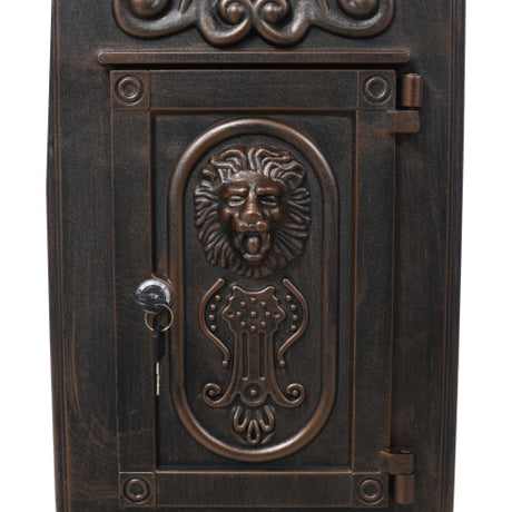 Modern European furniture - Antique Bronze Freestanding Mailbox - www.oroa.com