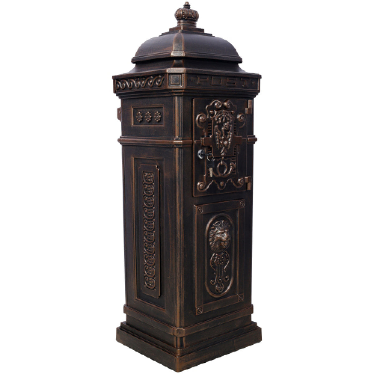 Antique Bronze Freestanding Mailbox | OROA