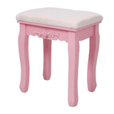Pink Princess Vanity Desk Set with Mirror and Stool | OROA Kids