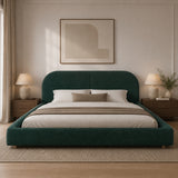 Minimalist Upholstered King Bed | OROA