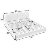 Modern Minimalist Style King Bed | OROA