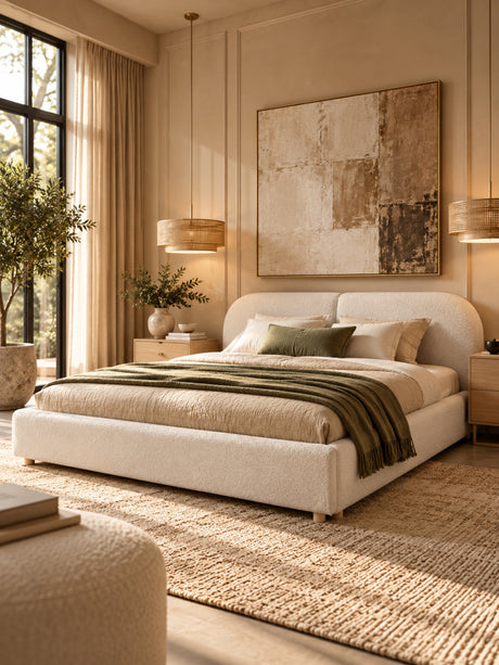 Modern Minimalist Style King Bed | OROA