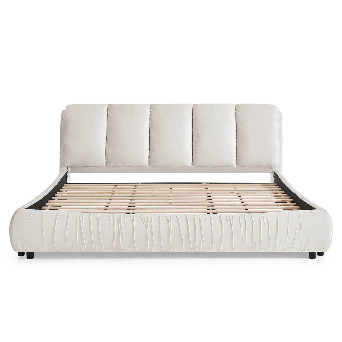 Minimalist Upholstered King Bed | OROA