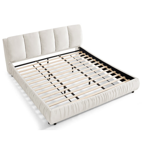 Minimalist Upholstered King Bed | OROA