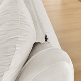 Minimalist Upholstered King Bed | OROA