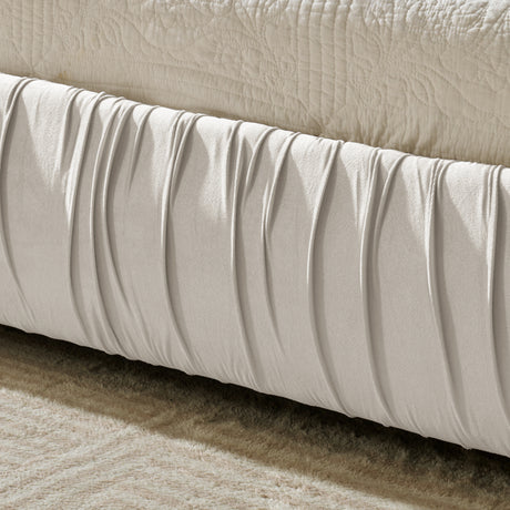 Minimalist Upholstered King Bed | OROA
