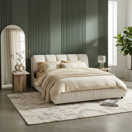 Minimalist Upholstered King Bed | OROA