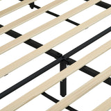 King Size Wing‑Back Upholstered Bed Frame | OROA