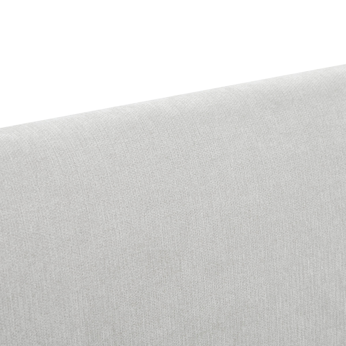 Queen Size Beige Chenille Wingback Upholstered Bed Frame | OROA