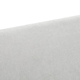Queen Size Beige Chenille Wingback Upholstered Bed Frame | OROA