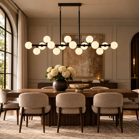 Modern Opal Glass Chandelier | OROA