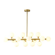 Modern European furniture - 16-Lights Modern Linear Chandelier - www.oroa.com