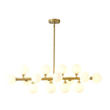 Modern European furniture - 16-Lights Modern Linear Chandelier - www.oroa.com
