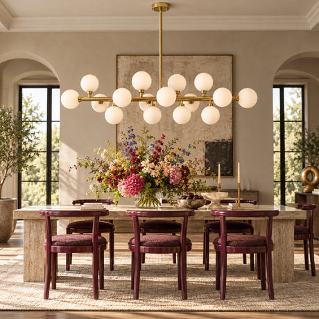 Modern European furniture - 16-Lights Modern Linear Chandelier - www.oroa.com