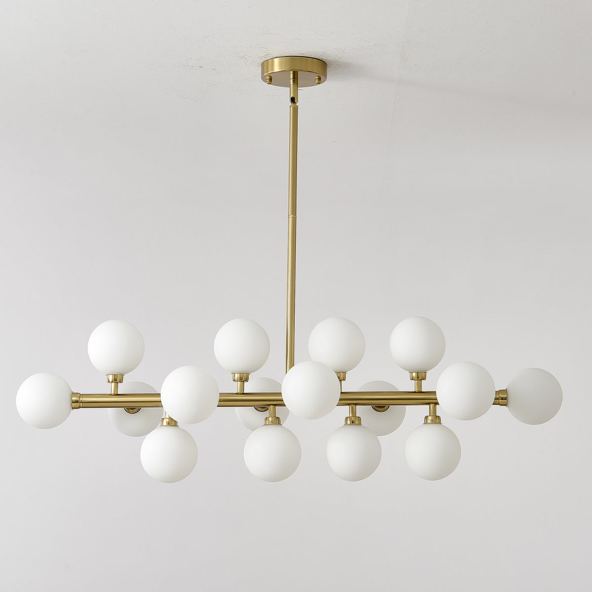 Modern European furniture - 16-Lights Modern Linear Chandelier - www.oroa.com