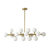 Modern European furniture - 16-Lights Modern Linear Chandelier - www.oroa.com