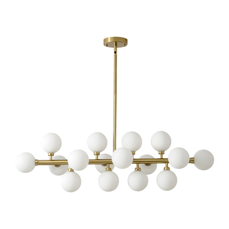 Modern European furniture - 16-Lights Modern Linear Chandelier - www.oroa.com