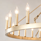 Modern European furniture - Gold Wagon Wheel Chandelier - www.oroa.com