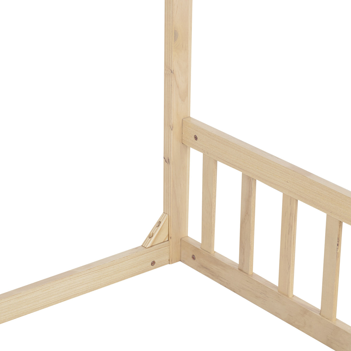 Double Twin House-Shaped Floor Bed | OROA Kids