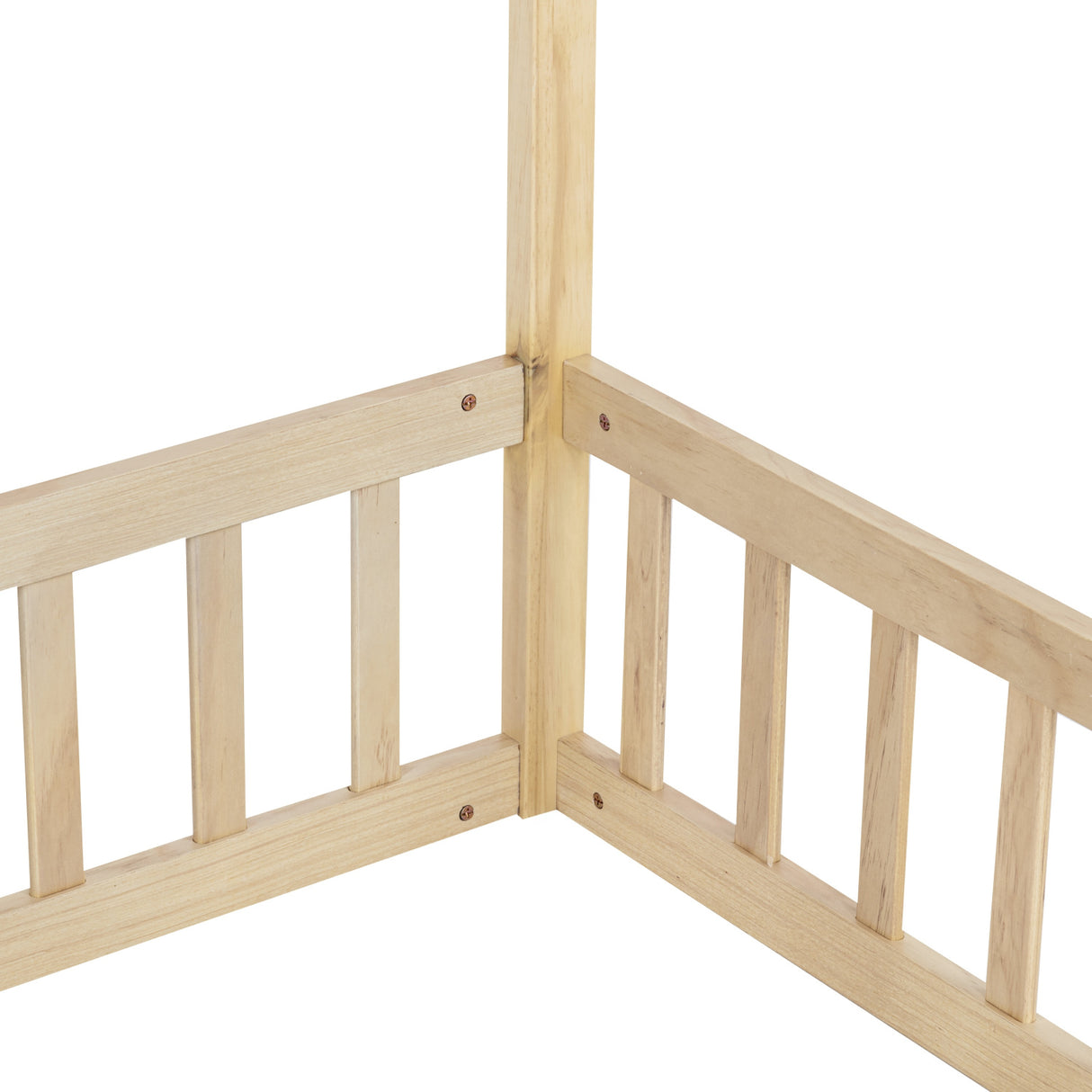 Double Twin House-Shaped Floor Bed | OROA Kids