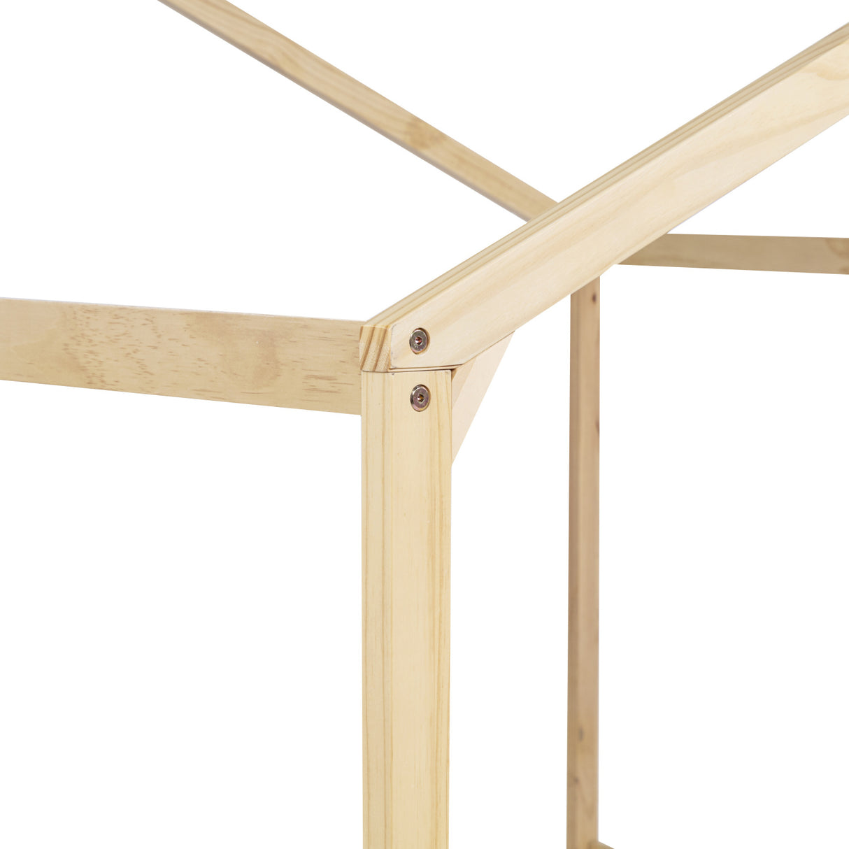 Double Twin House-Shaped Floor Bed | OROA Kids