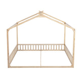 Double Twin House-Shaped Floor Bed | OROA Kids