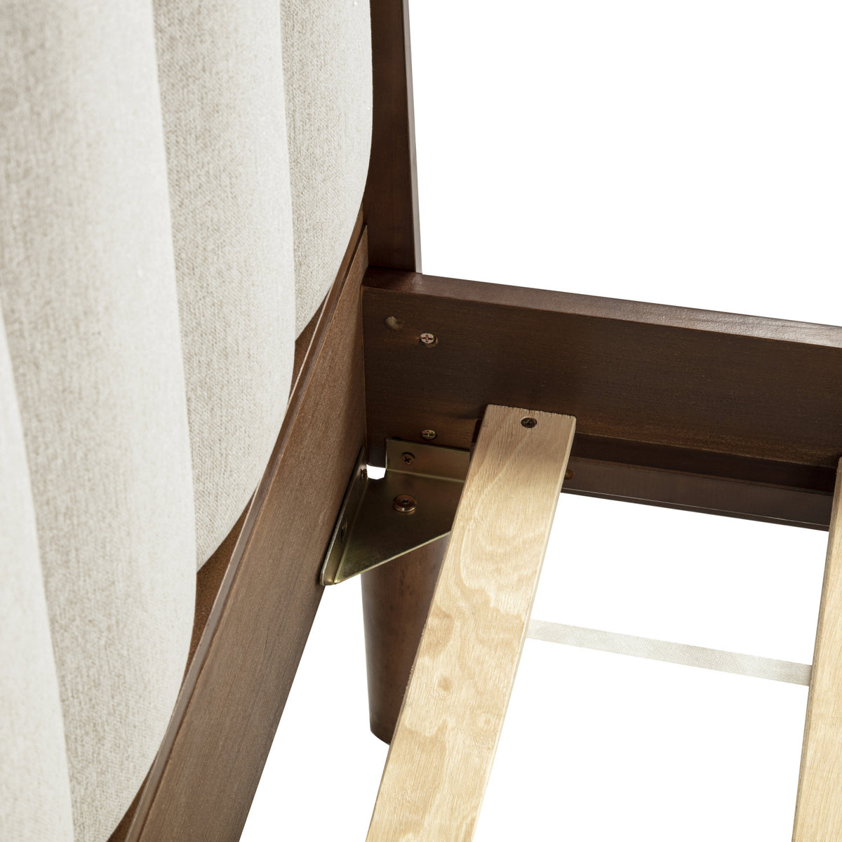 Upholstered Headboard Wooden King Bed | OROA| OROA
