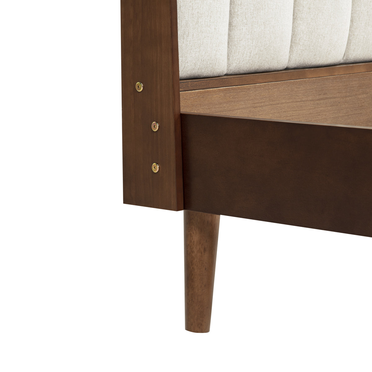 Upholstered Headboard Wooden King Bed | OROA| OROA