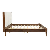 Upholstered Headboard Wooden King Bed | OROA| OROA