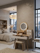 Modern European furniture - American White Oak Vanity Table - www.oroa.com