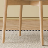 Natural Walnut Wooden Dining Chairs (2) | OROA