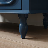 Blue Wooden Display Cabinet | OROA