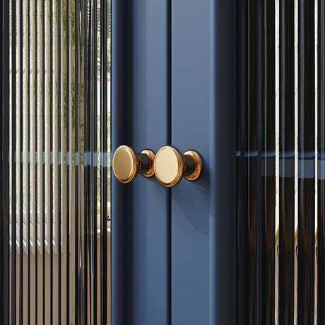 Blue Wooden Display Cabinet | OROA