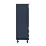 Blue Wooden Display Cabinet | OROA