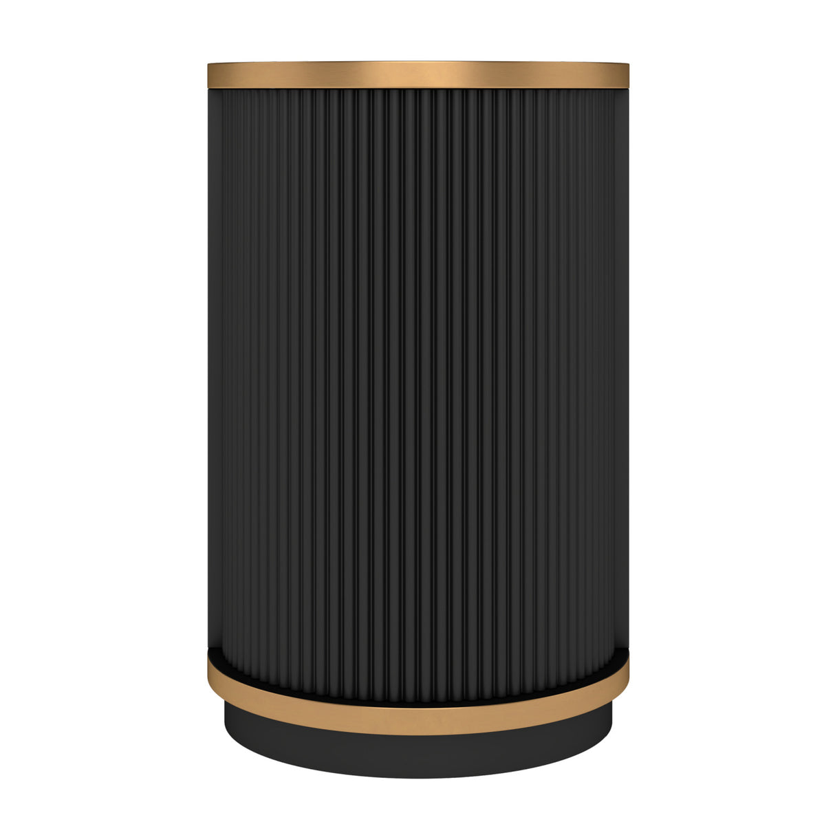 Modern Black Fluted Sideboard Cabinet | OROA