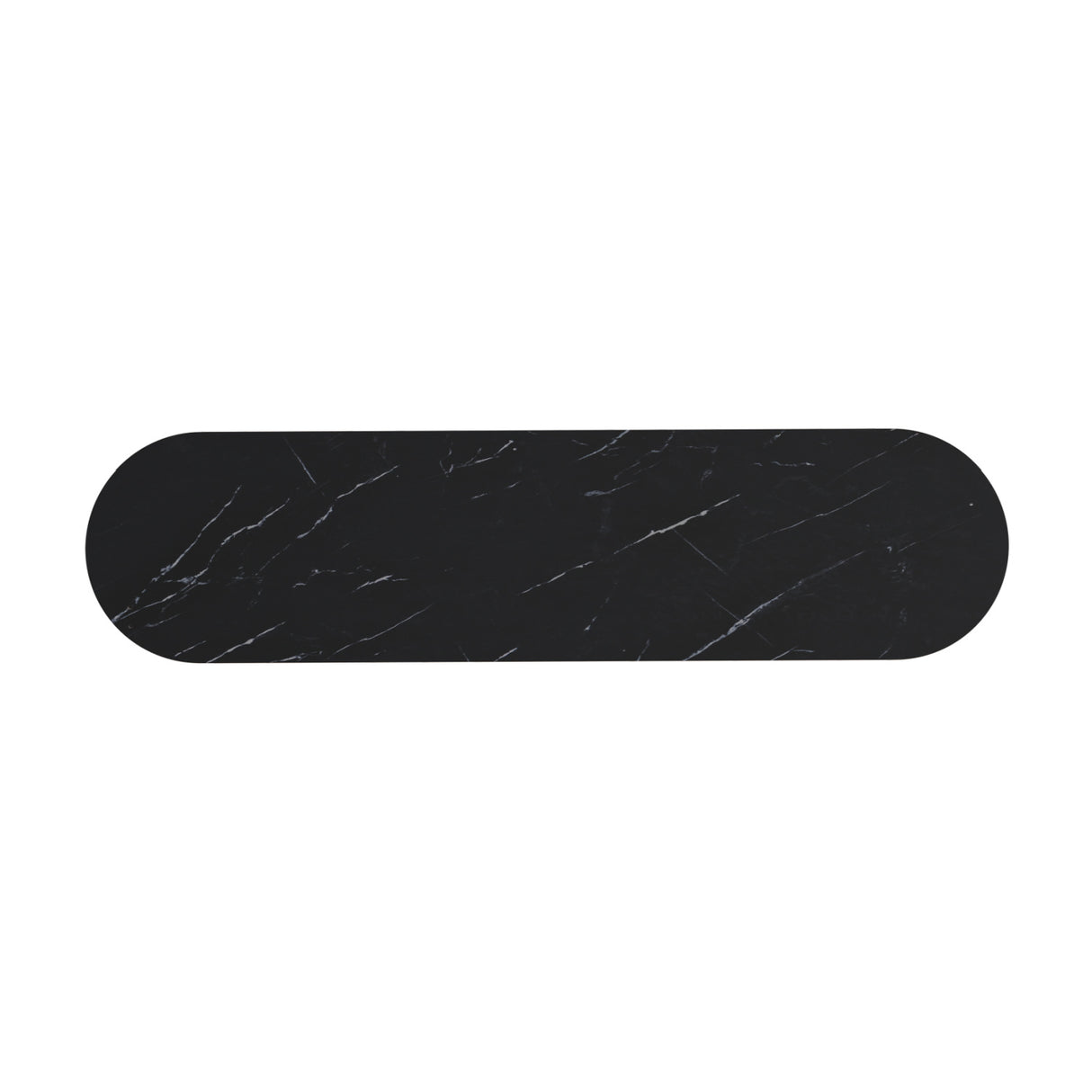Modern Black Fluted Sideboard Cabinet | OROA