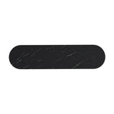 Modern Black Fluted Sideboard Cabinet | OROA